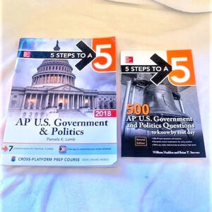 Set 2 5 Steps to a 5 AP Exam Review Us Government‎ & Politics